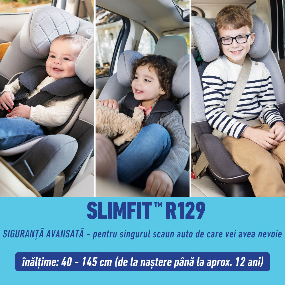 Graco scaun auto SlimFit i-Size 0-12 ani Midnight