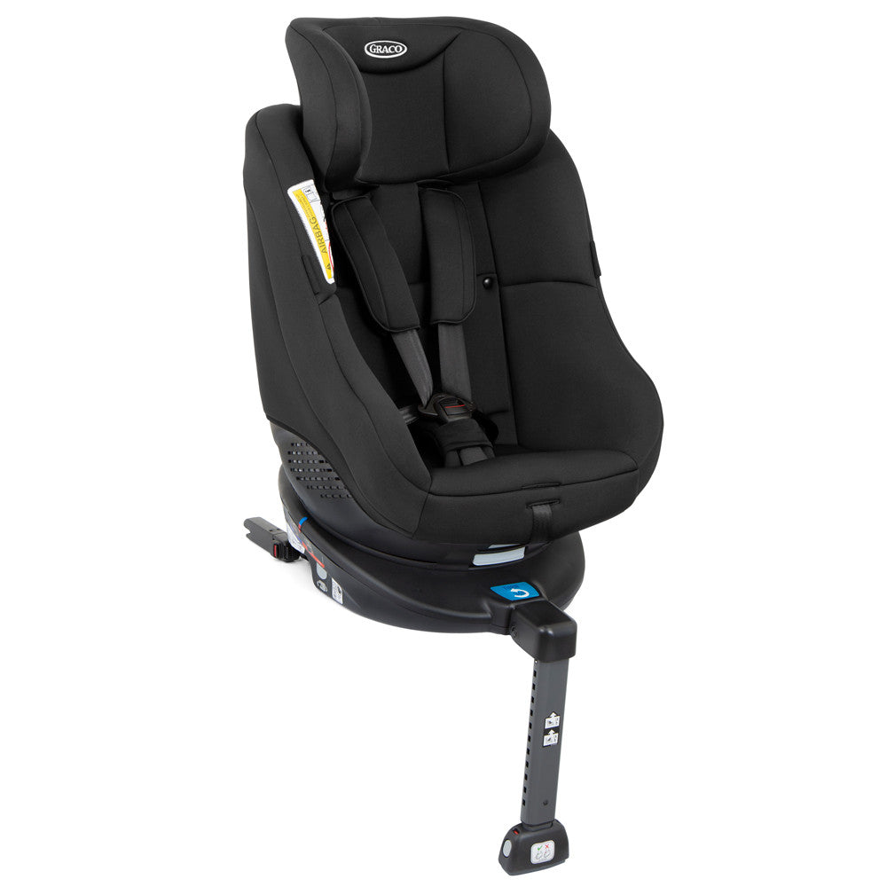 Graco scaun auto isofix rotativ 360 Turn2Me 0-18 kg, Black Imagine secundară a produsului