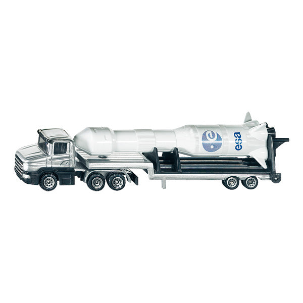 Siku Jucarie masinuta Low Loader with Rocket 3ani+
