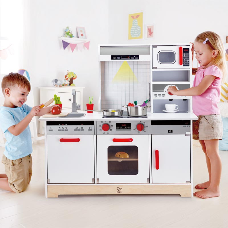 Hape jucarie din lemn bucatarie complecta All-in-1 Kitchen 3 ani+