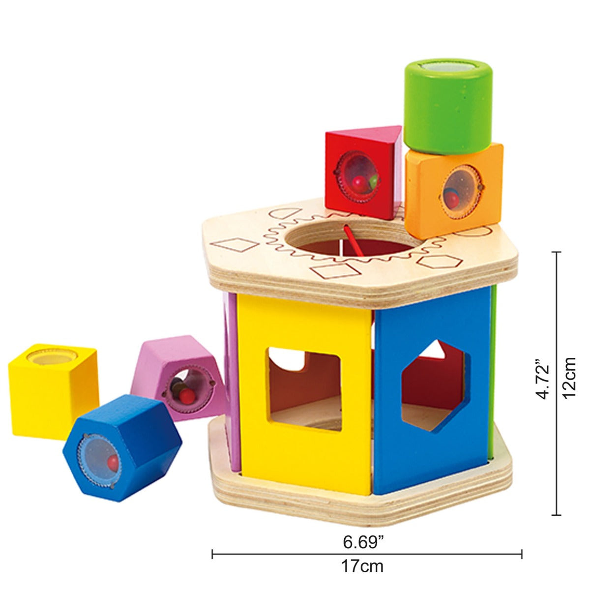 Hape centru de activitati sorteaza si potriveste 12m+