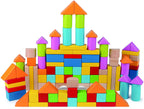 Hape Cuburi de lemn 101 piese 12m+