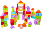 Hape Cuburi de lemn 101 piese 12m+