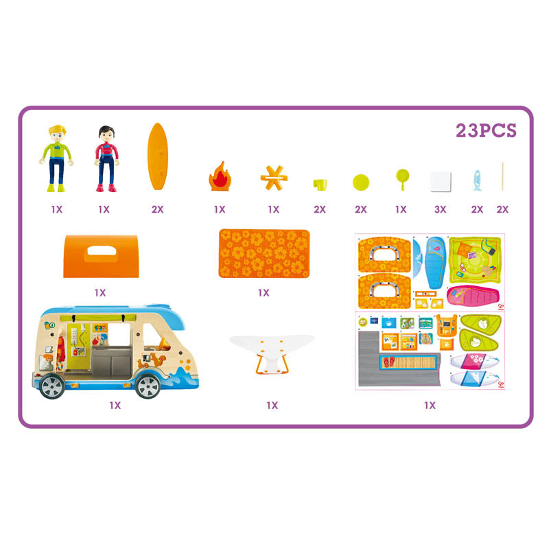 Hape Furgoneta de aventura 3 ani+