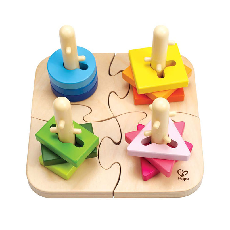 Hape jucarie 16 piese Puzzle Creativ 18m+