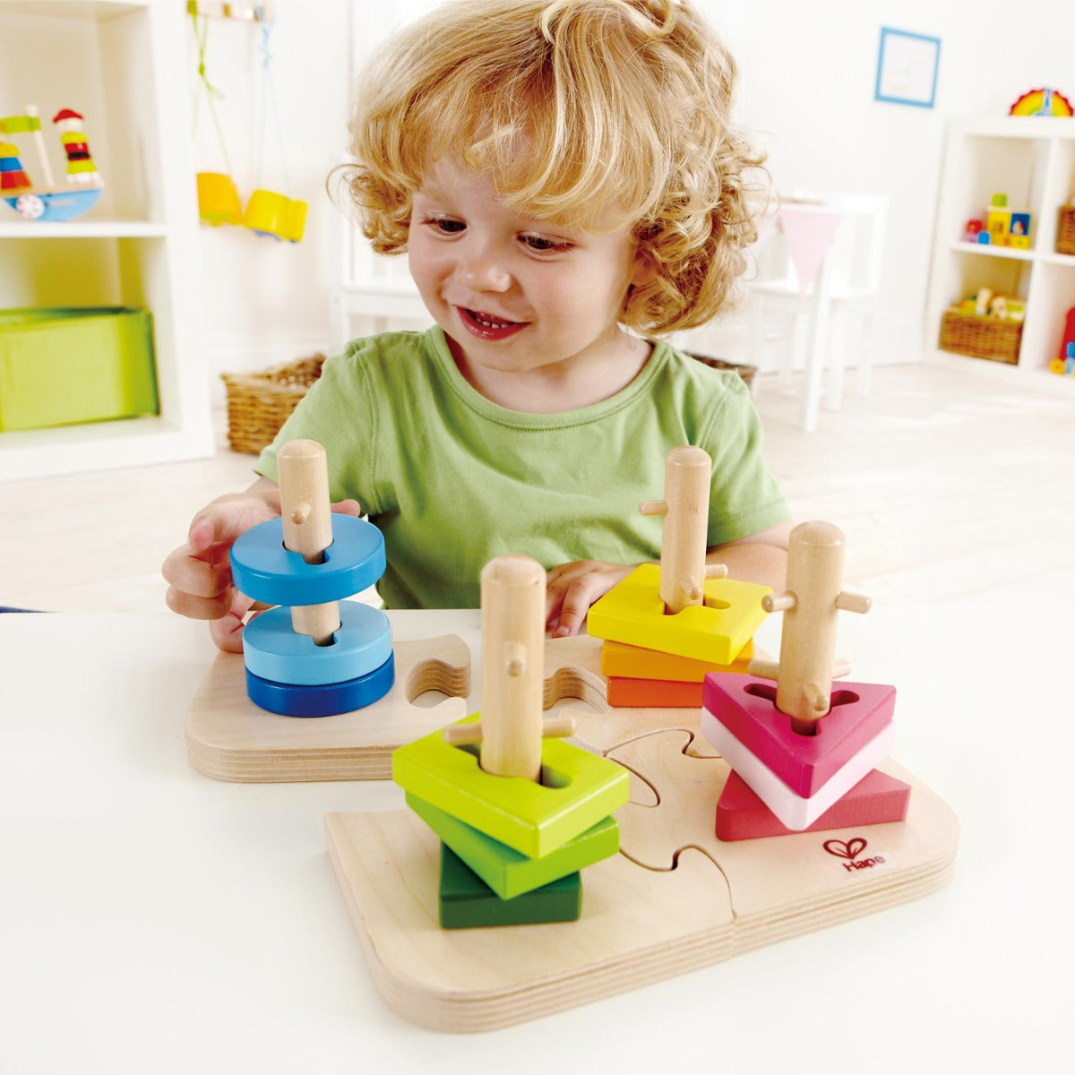 Hape jucarie 16 piese Puzzle Creativ 18m+