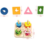 Hape jucarie 16 piese Puzzle Creativ 18m+
