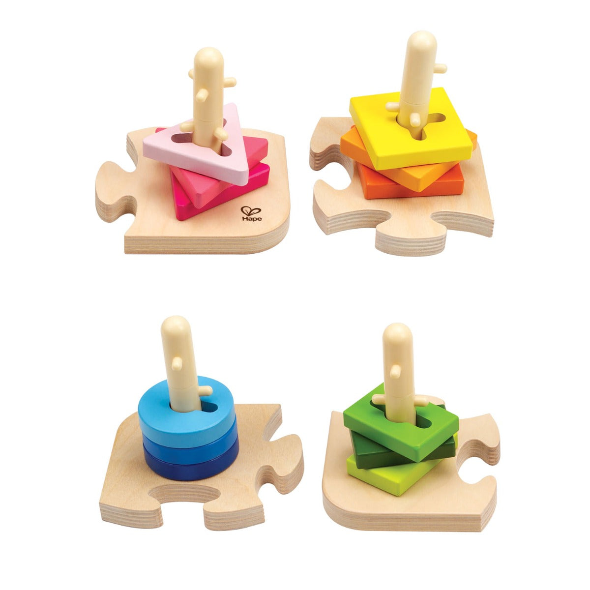 Hape jucarie 16 piese Puzzle Creativ 18m+