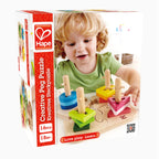Hape jucarie 16 piese Puzzle Creativ 18m+