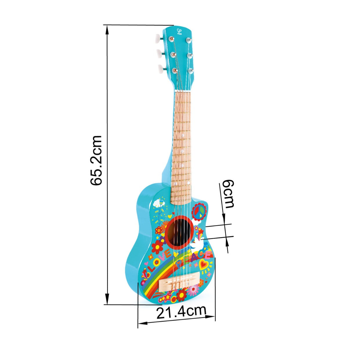 Hape jucarie chitara Flower Power 3 ani+