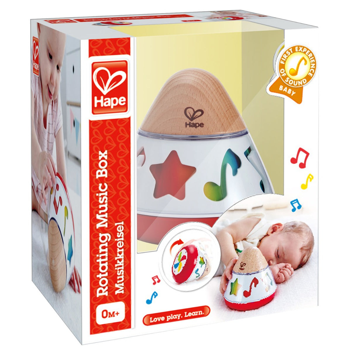 Hape jucarie Cutie muzicala rotativa 0m+