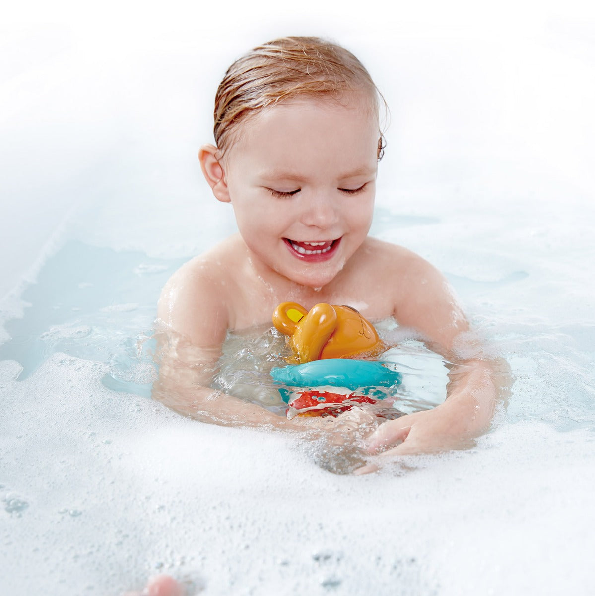 Hape jucarie de baie 12m+ Teddy  inotatorul vesel
