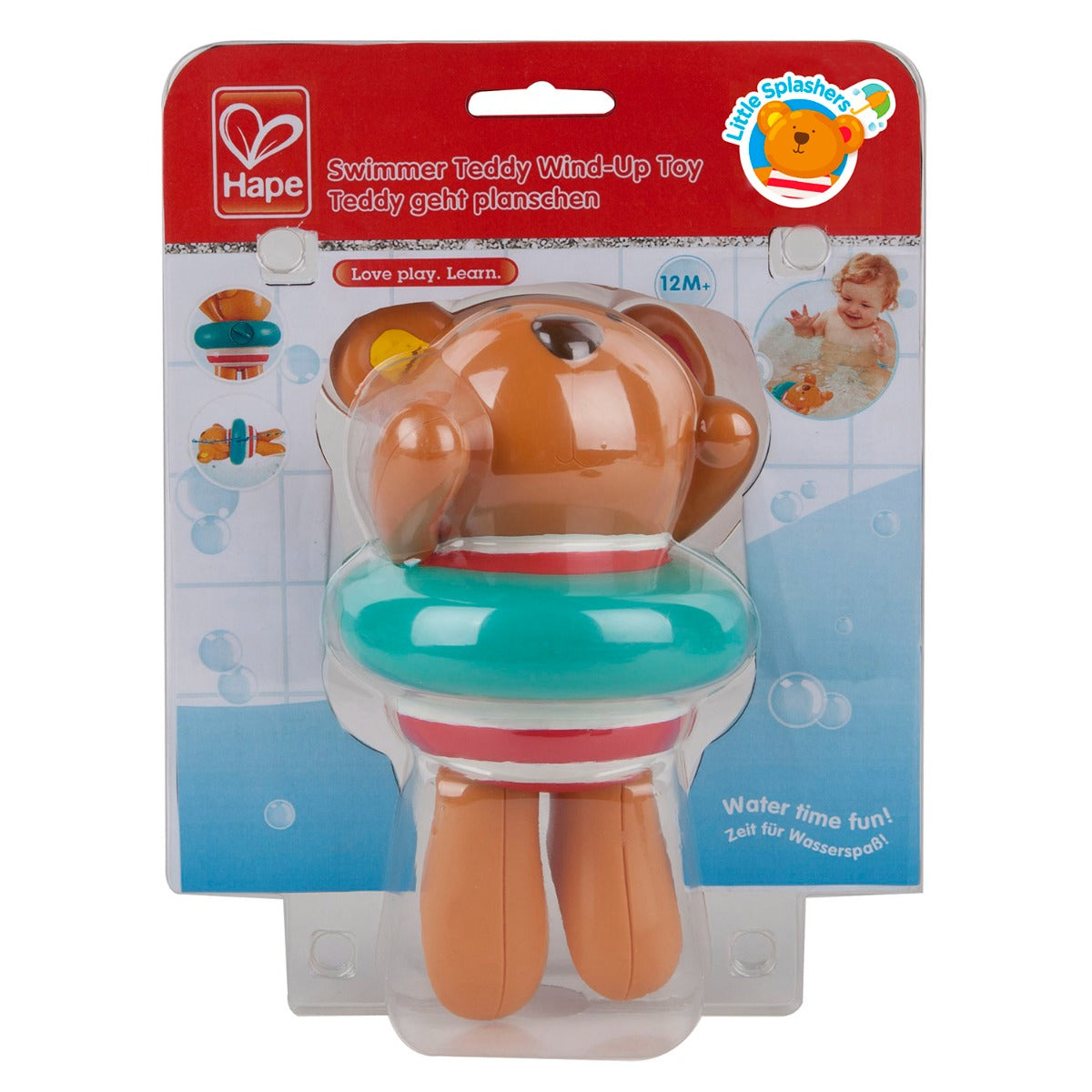 Hape jucarie de baie 12m+ Teddy  inotatorul vesel