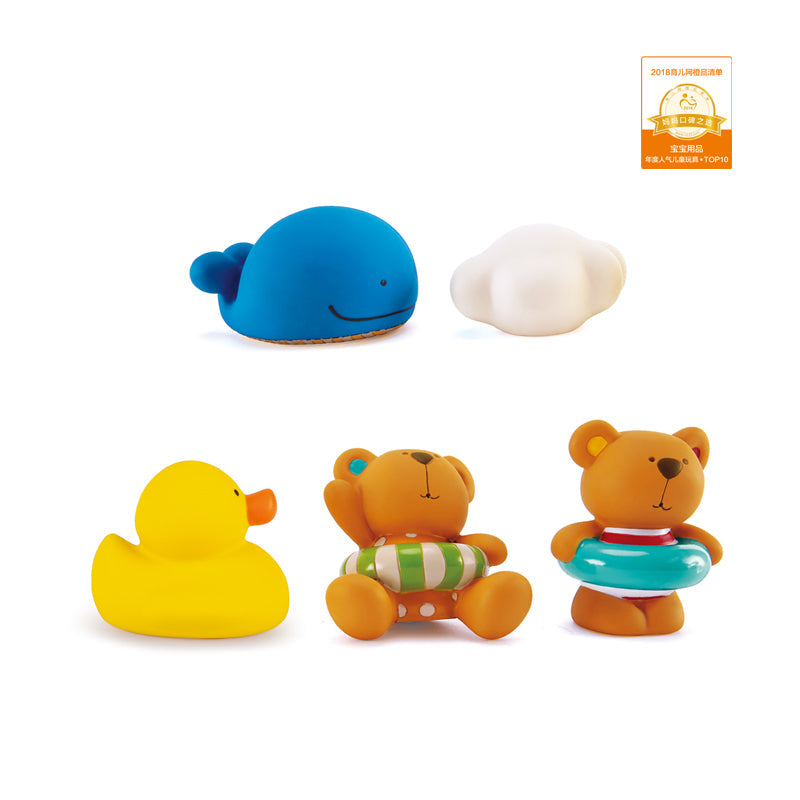 Hape jucarie de baie 12m+ Teddy si prietenii
