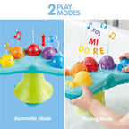 Hape jucarie de baie fantana muzicala cu balenute 18m+