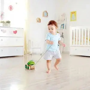 Hape jucarie de tragere 12m+ Broscuta