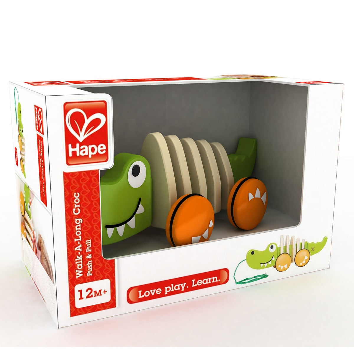 Hape jucarie de tras 12m+ Crocodil