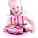 Hape jucarie din lemn tort cu 2 arome 3 ani+