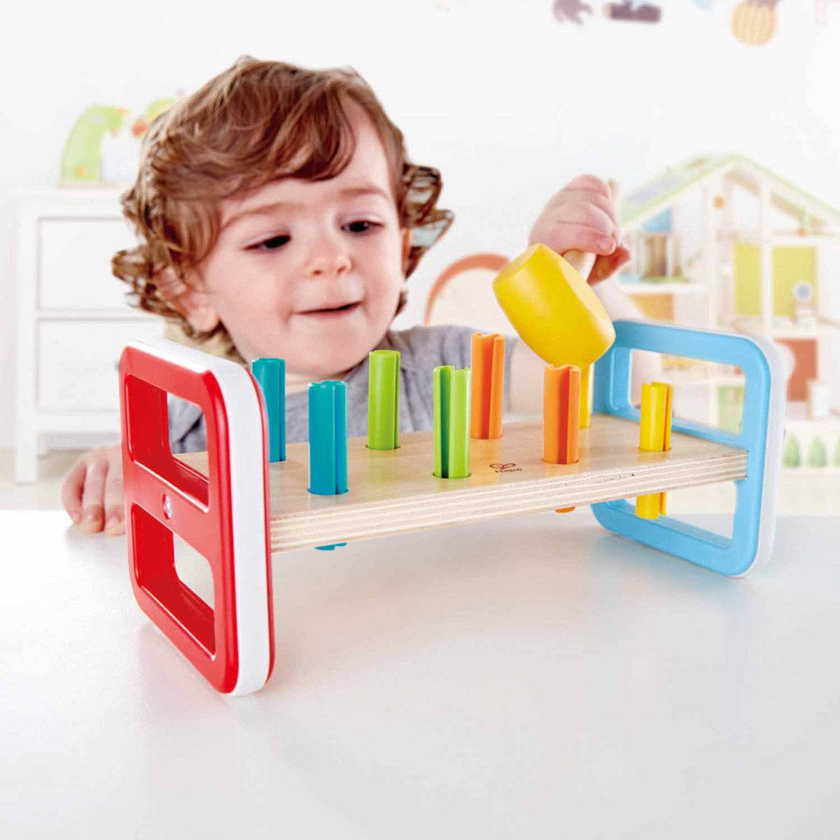 Hape jucarie educativa din 10 piese 12m+ Banca dragalasa
