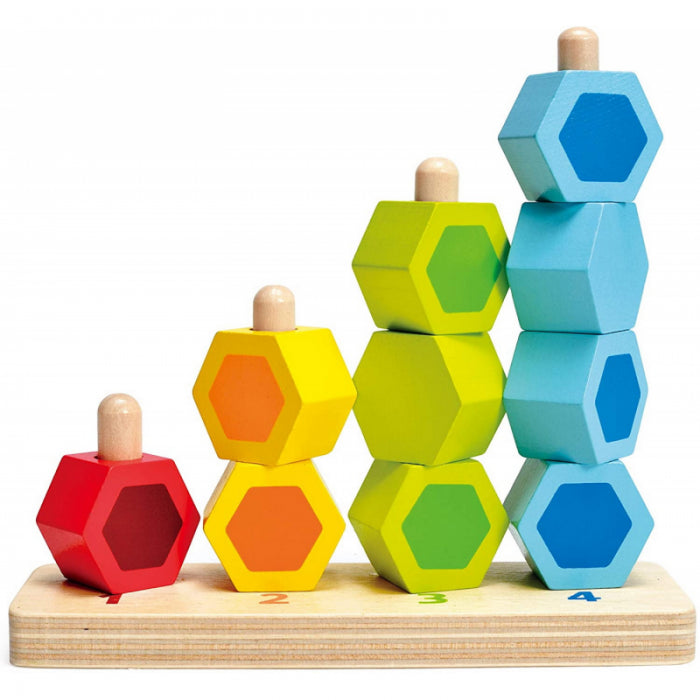 Hape jucarie educativa din 11 piese 12m+ Numarare  Imagine principală a produsului