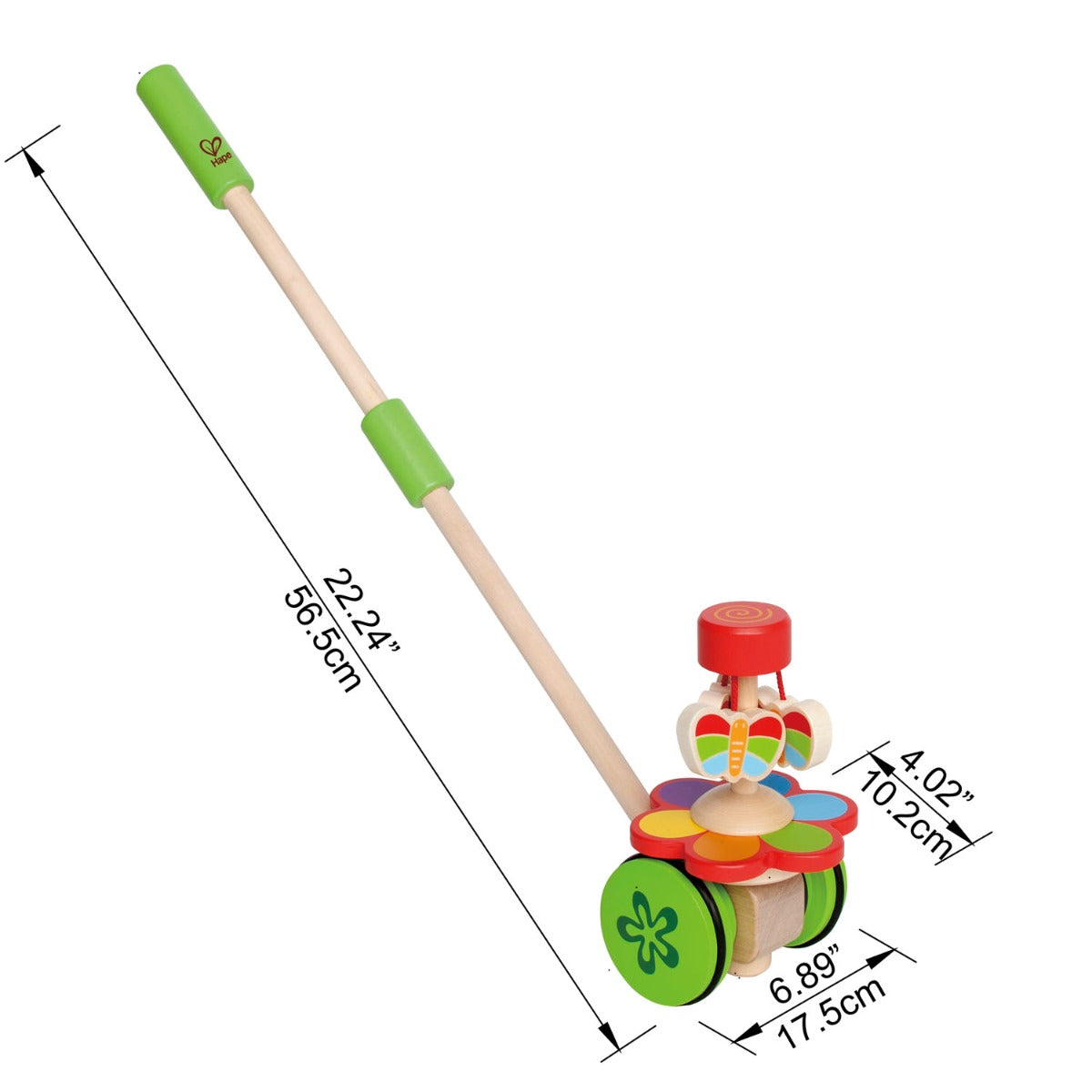 Hape jucarie impinge si mergi 12m+ Mentine fluturasii in miscare