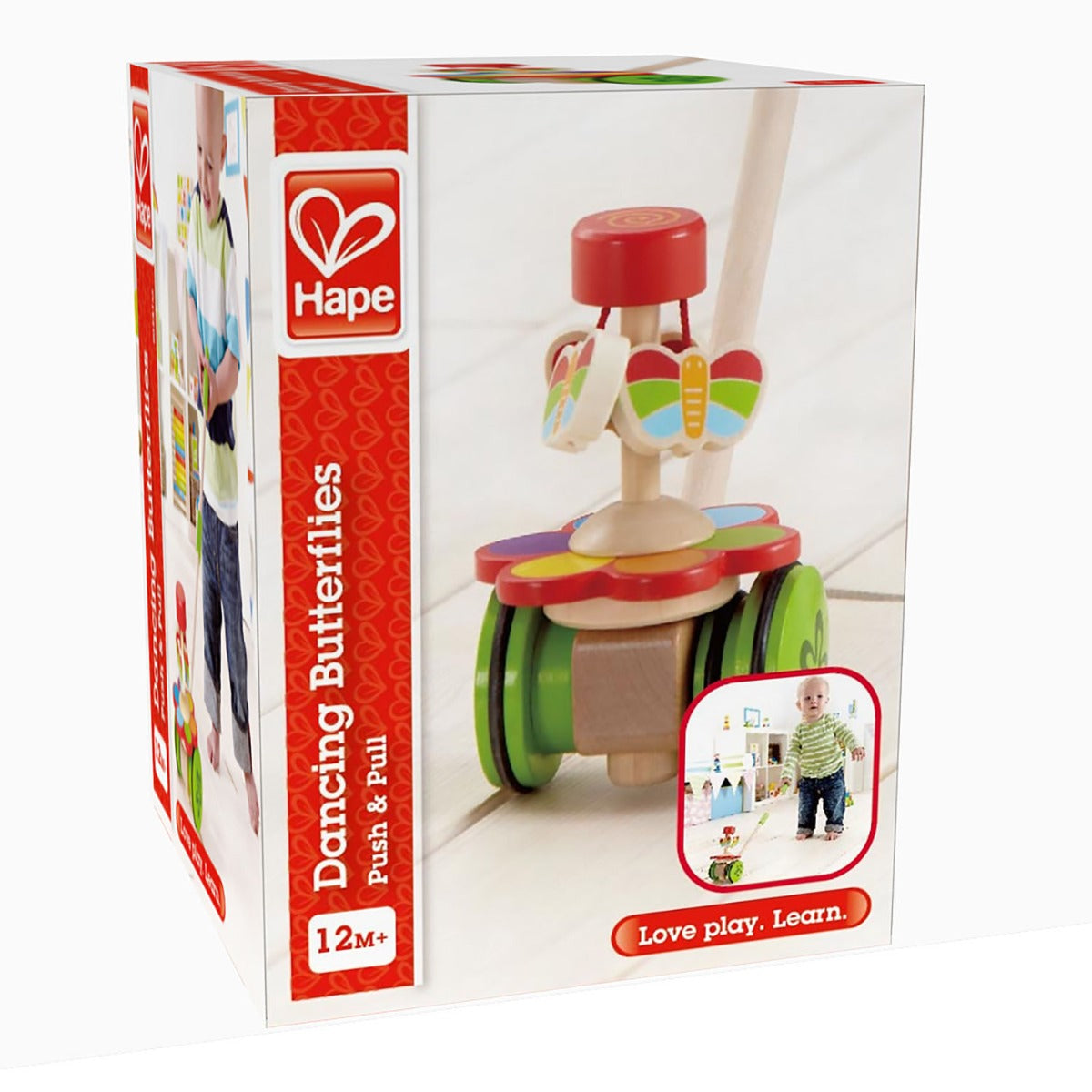 Hape jucarie impinge si mergi 12m+ Mentine fluturasii in miscare