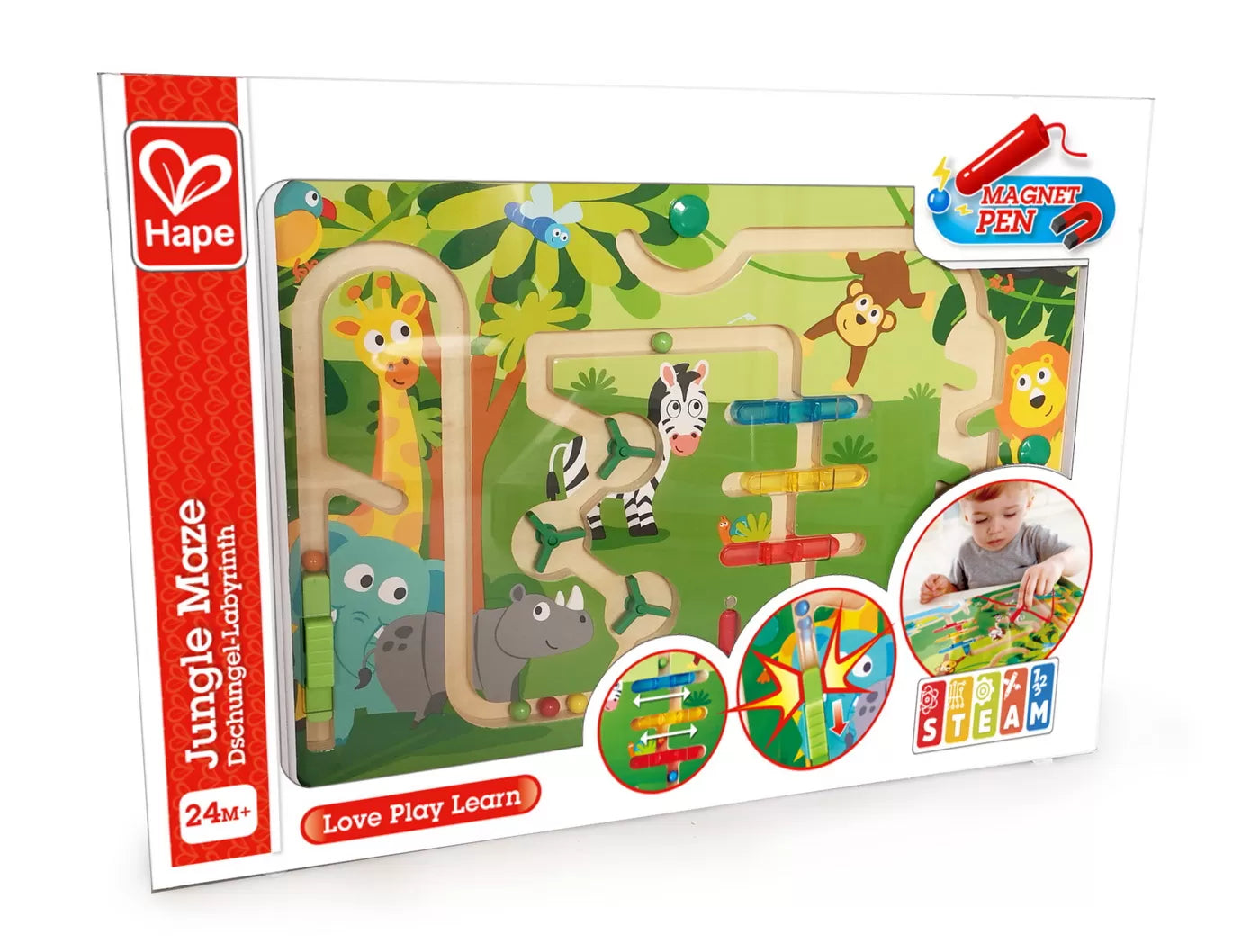Hape jucarie labirint magnetic 24m+ Jungla