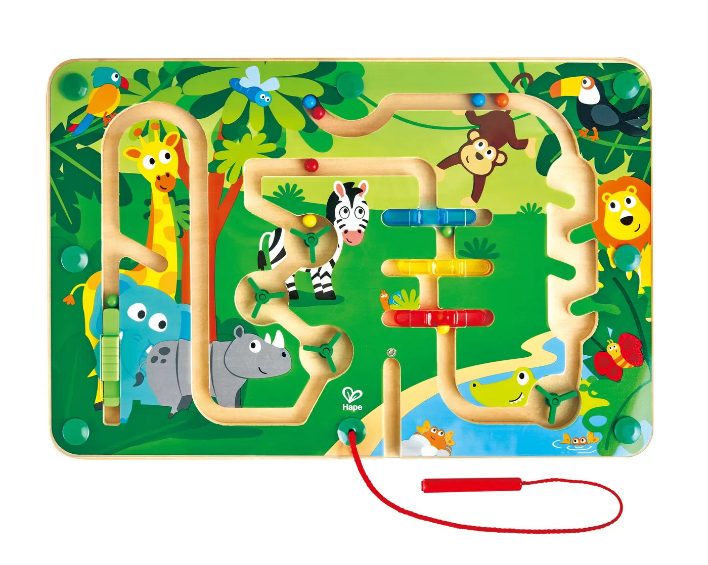 Hape jucarie labirint magnetic 24m+ Jungla Imagine principală a produsului