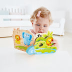 Hape jucarie lemn carticica 10m+ Animalute salbatice