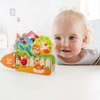 Hape jucarie lemn carticica 10m+ Ferma animelelor