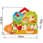 Hape jucarie lemn carticica 10m+ Ferma animelelor