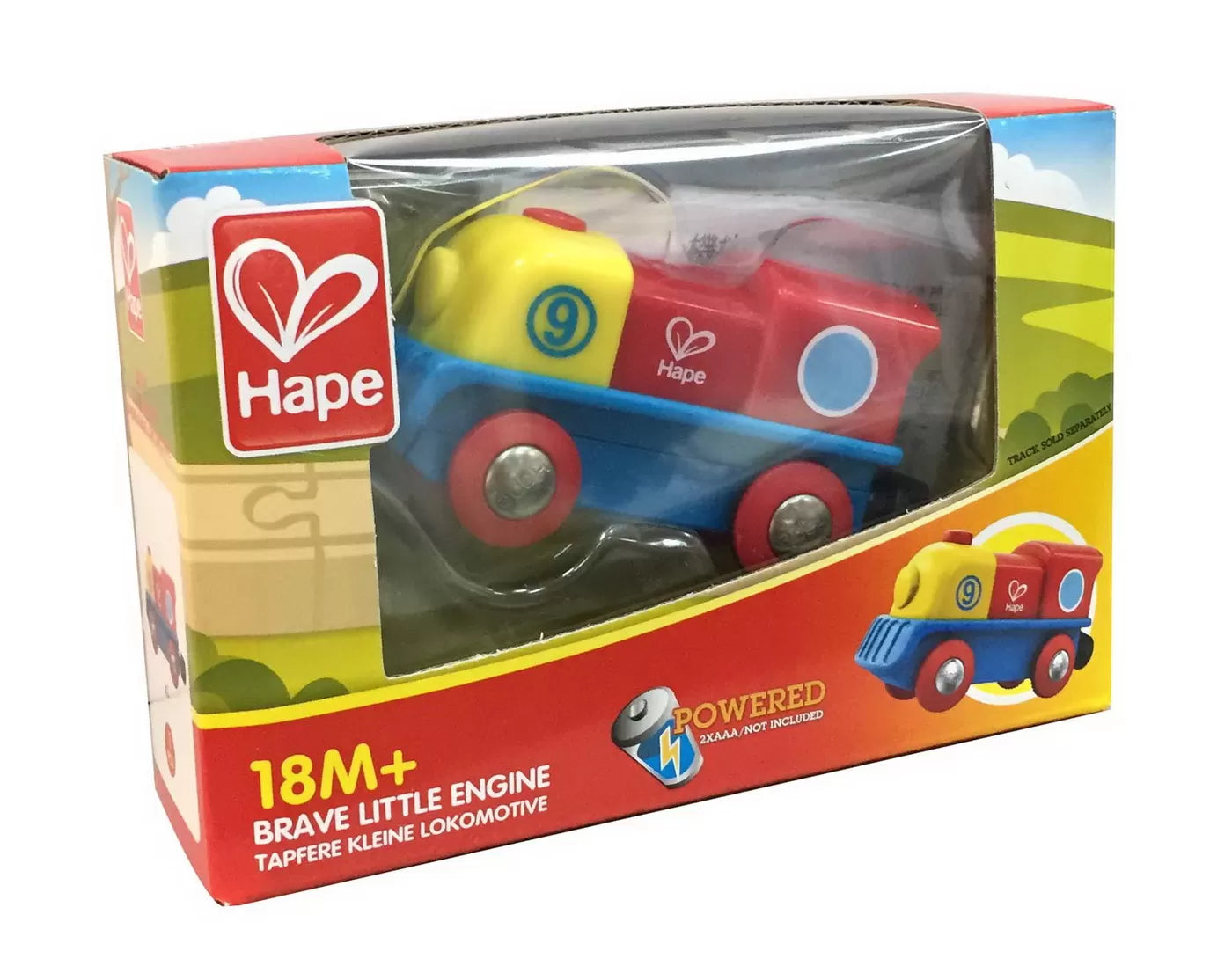 Hape jucarie Locomotiva curajoasa 18m+