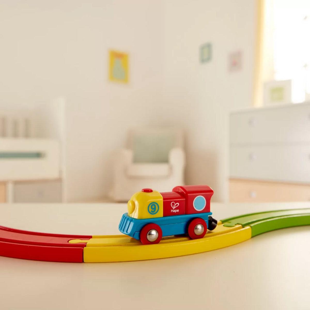 Hape jucarie Locomotiva curajoasa 18m+
