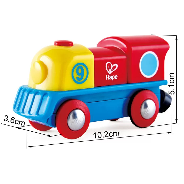 Hape jucarie Locomotiva curajoasa 18m+ Imagine secundară a produsului