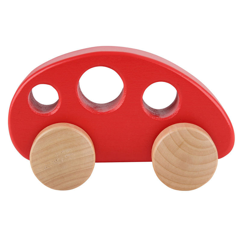 Hape jucarie Love Play, Learn 10m+ Mini furgoneta rosie