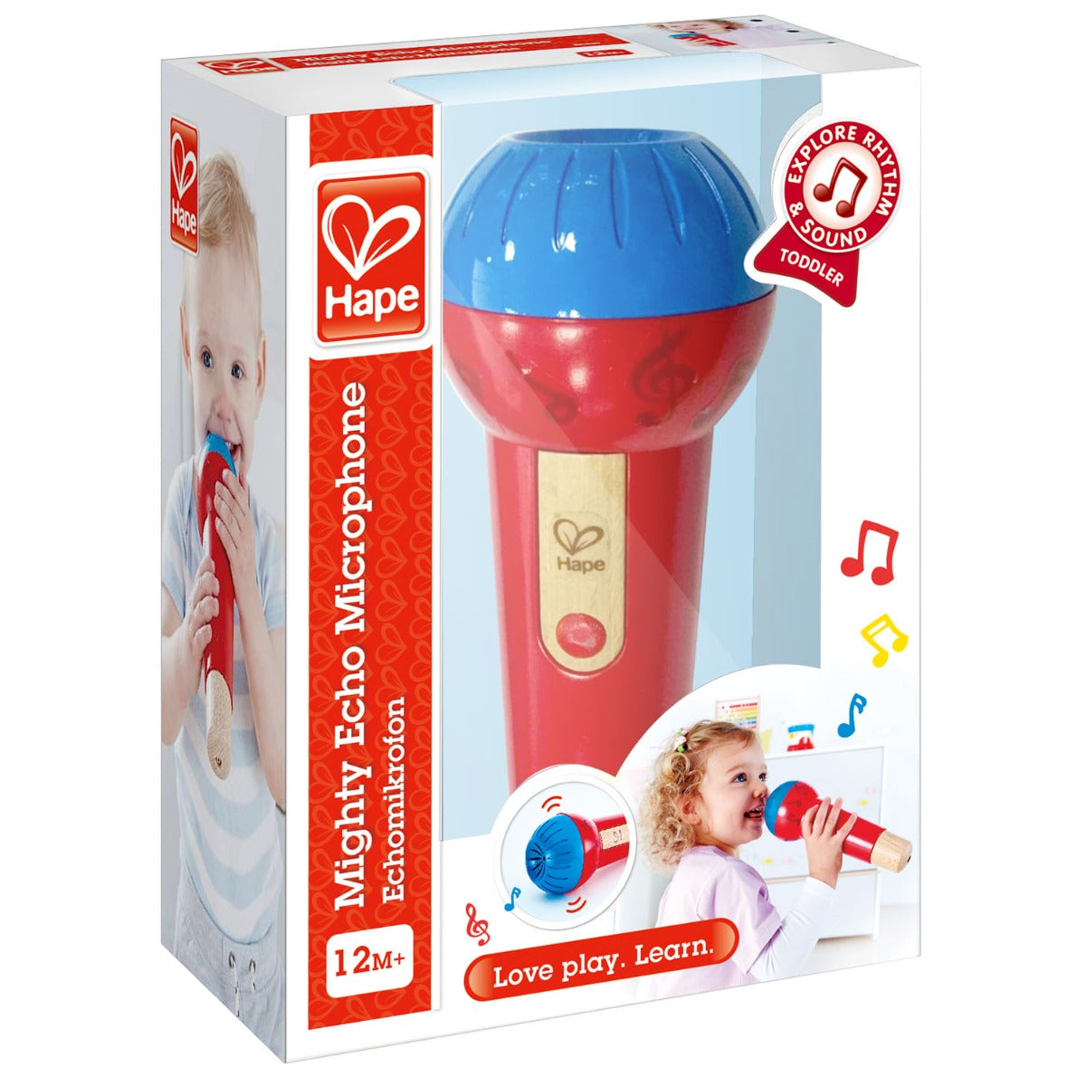 Hape jucarie microfon Echo 12m+