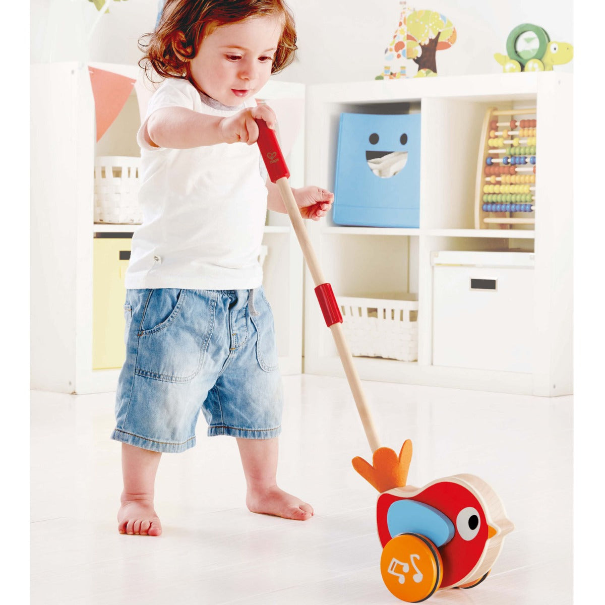 Hape jucarie muzicala impinge si mergi 12m+ Pasarea Lilly