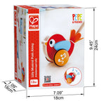 Hape jucarie muzicala impinge si mergi 12m+ Pasarea Lilly