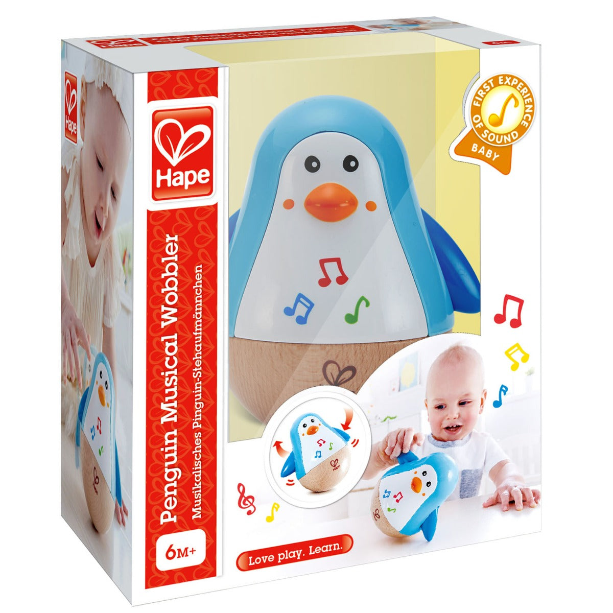 Hape jucarie Pinguin muzical hopa mitica 6m+