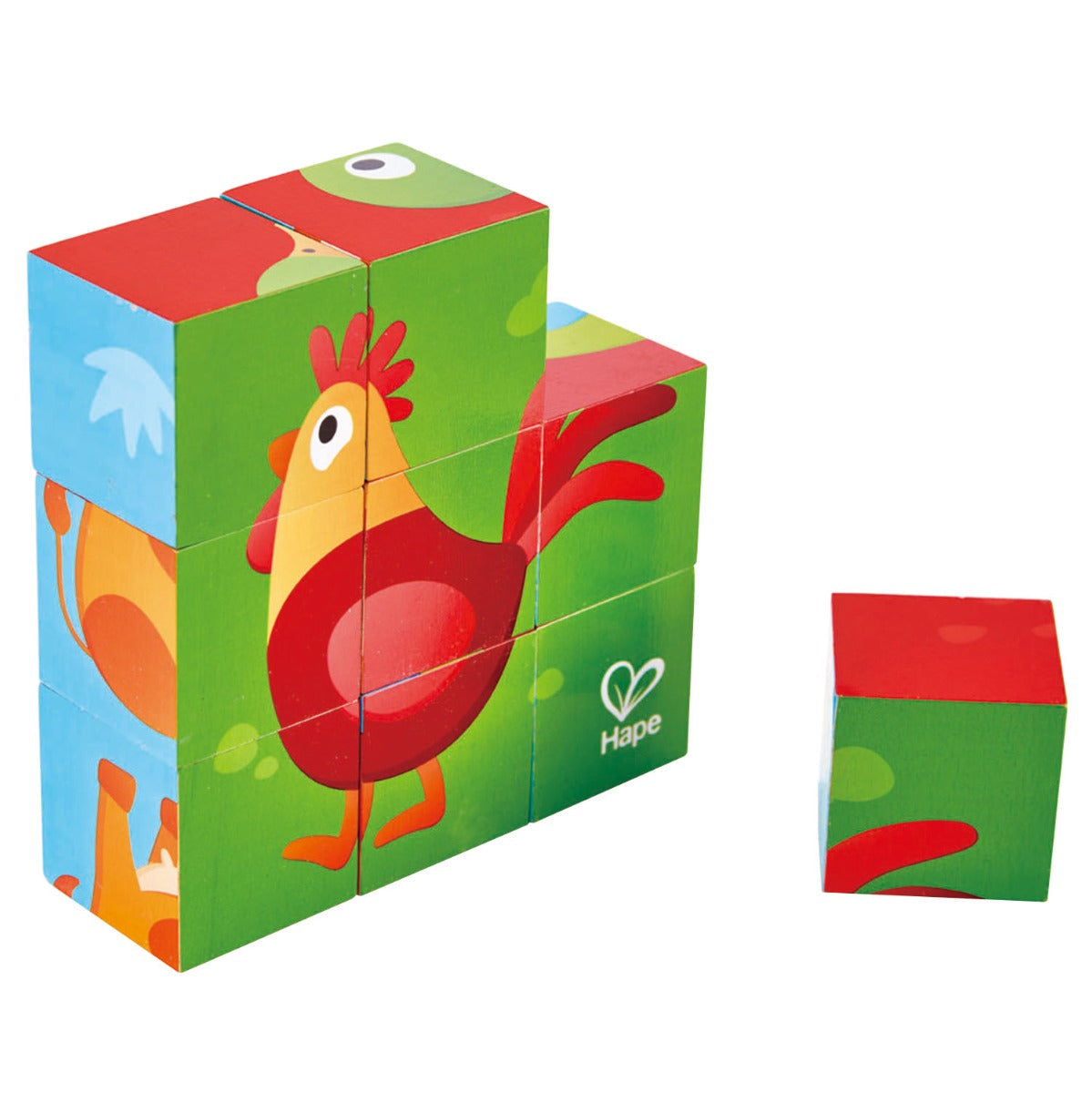 Hape jucarie puzzle 24m+ Ferma animalelor Imagine principală a produsului