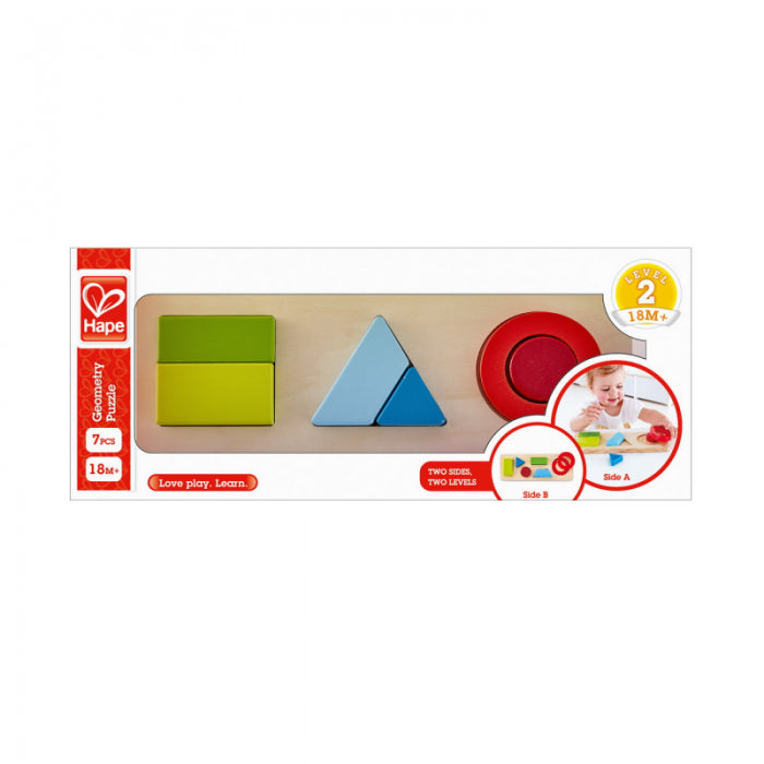 Hape jucarie puzzle geometric 18m+