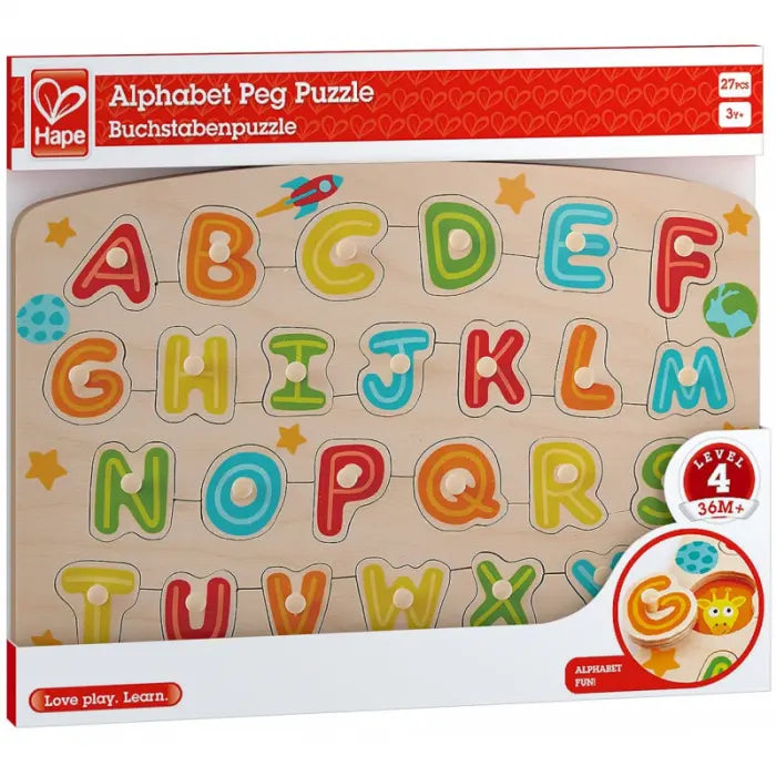 Hape jucarie puzzle literer 3 ani+