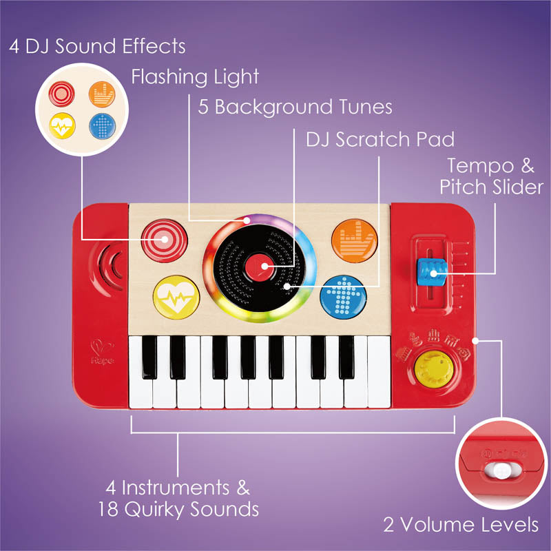 Hape jucarie set DJ 12m+