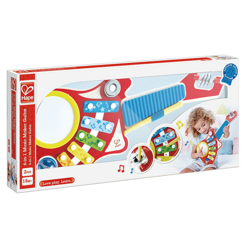 Hape jucarie set muzica 6in1