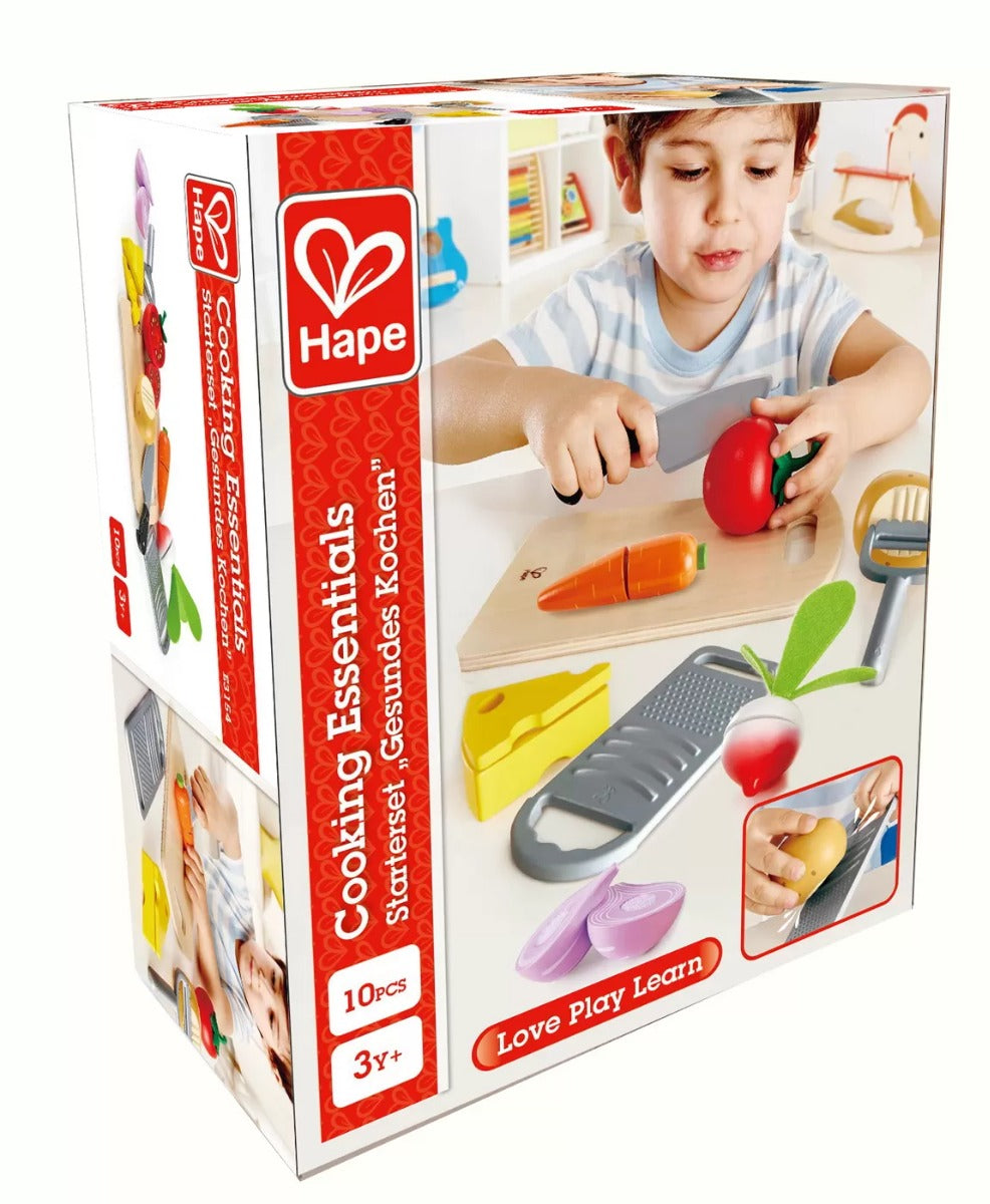 Hape jucarie set pentru curatare si taiere legume 3 ani+