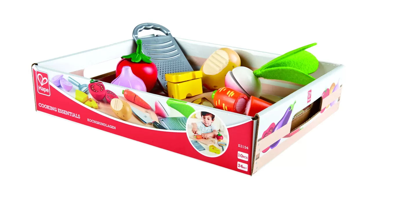 Hape jucarie set pentru curatare si taiere legume 3 ani+