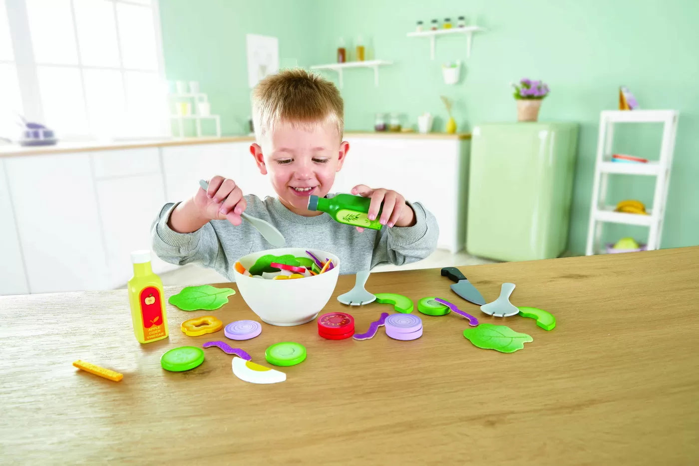 Hape jucarie set salata sanatoasa 3 ani+