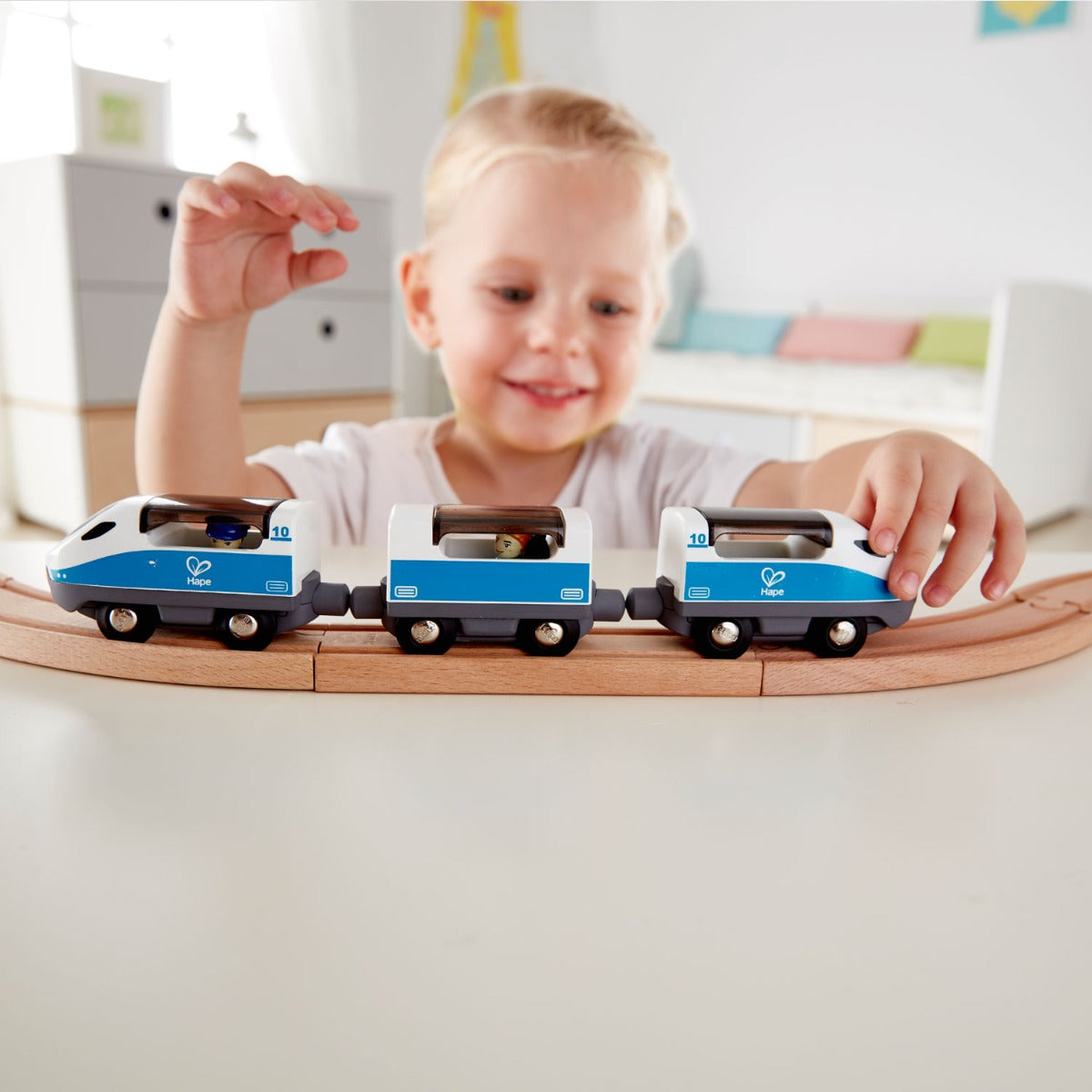 Hape jucarie tren de calatorie Intercity 3 ani+