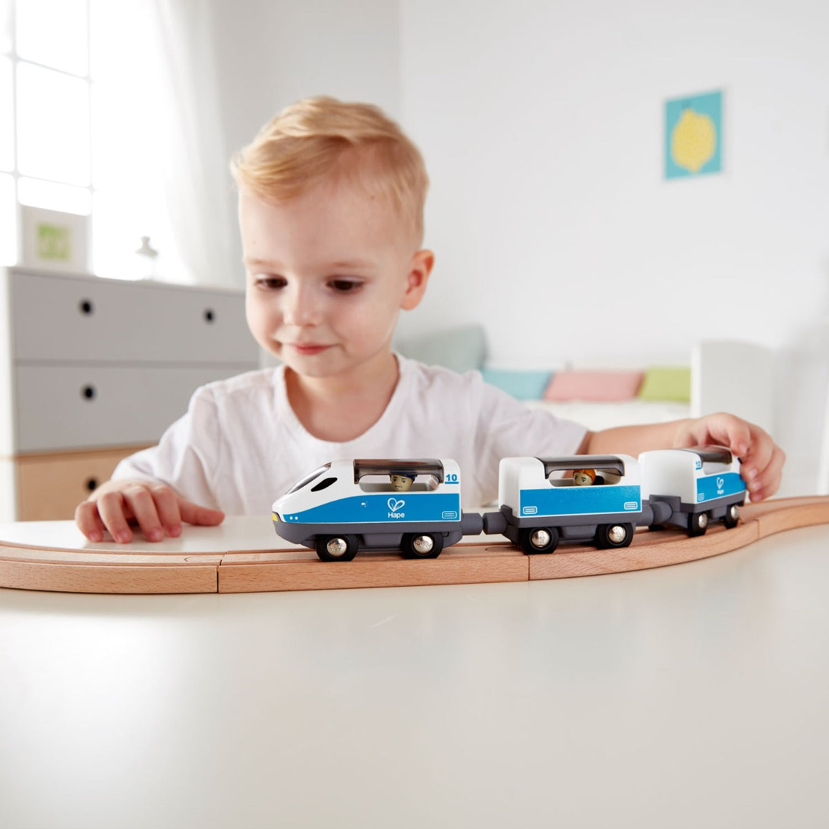 Hape jucarie tren de calatorie Intercity 3 ani+