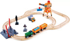 Hape jucarie Tren de marfa cu macara 3 ani+